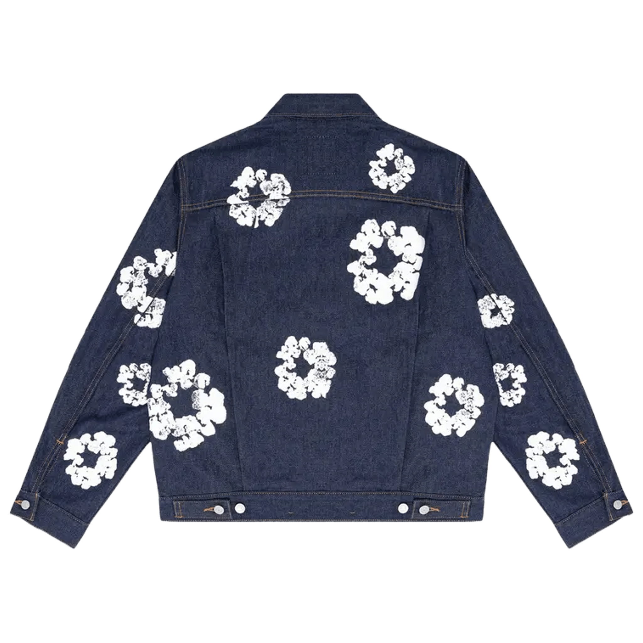 Denim Tears Type II All Over Wreath Jacket Indigo Denim - Morely TrendsDenim Tears Type here:)