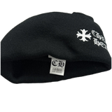 Chrome Hearts Logo Beanie Black White