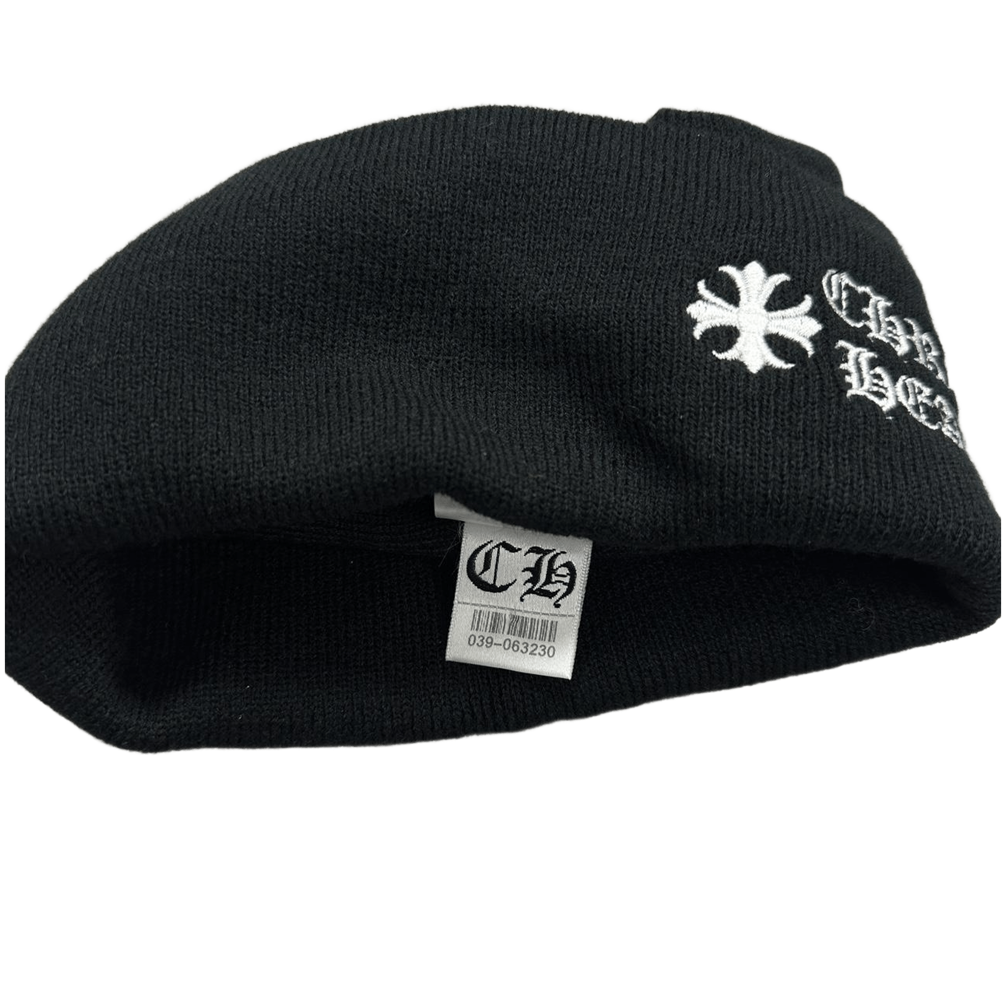 Chrome Hearts Logo Beanie Black White – Morely Trends Chrome Hearts Logo Beanie Black White – Morely Trends