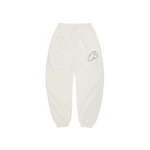 Corteiz Satin C Star Appliqué Bottoms Off White