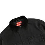 Supreme Old English Canvas Work Jacket Black