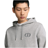 Dior CD Icon Hooded Sweatshirt Grey