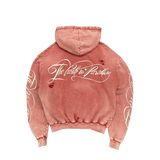 Hellstar Path To Paradise Distressed Hoodie Washed Red - Morely TrendsHellstar Type here:)