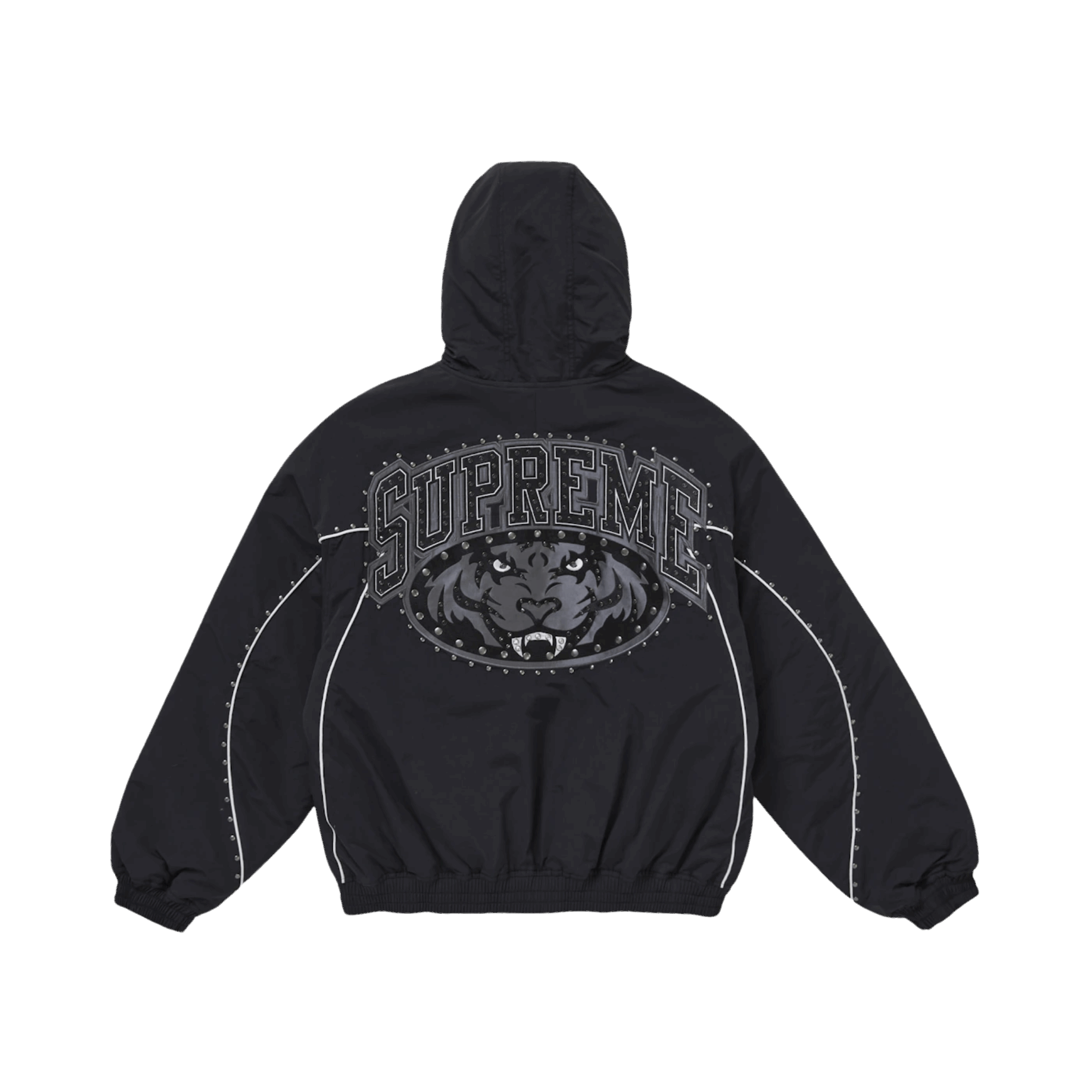 Supreme Studded Stadium Jacket Black