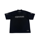 Chrome Hearts Mesh Warm Up Short Sleeve Jersey Full Set Black
