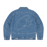 Corteiz C-Star Denim Trucker Jacket Blue