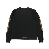 Chrome Hearts Fuck You Neck Logo Long Sleeve T-Shirt Black