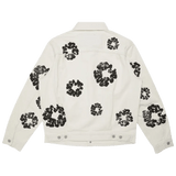Denim Tears Type II All Over Wreath Jacket White - Morely TrendsDenim Tears Type here:)