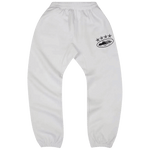Corteiz 4Starz Alcatraz Sweatpants White - Medium