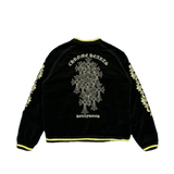 Chrome Hearts Matty Boy Flaming Youth Reversible Souvenir Jacket Black Yellow