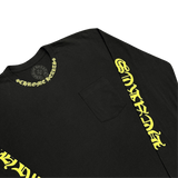 Chrome Hearts Neck Logo Long Sleeve T-Shirt Black