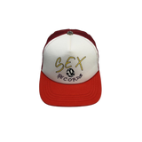 Chrome Hearts Matty Boy Sex Records Trucker Cap Red