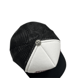 Chrome Hearts CH Paris Exclusive Logo Trucker Black White Red