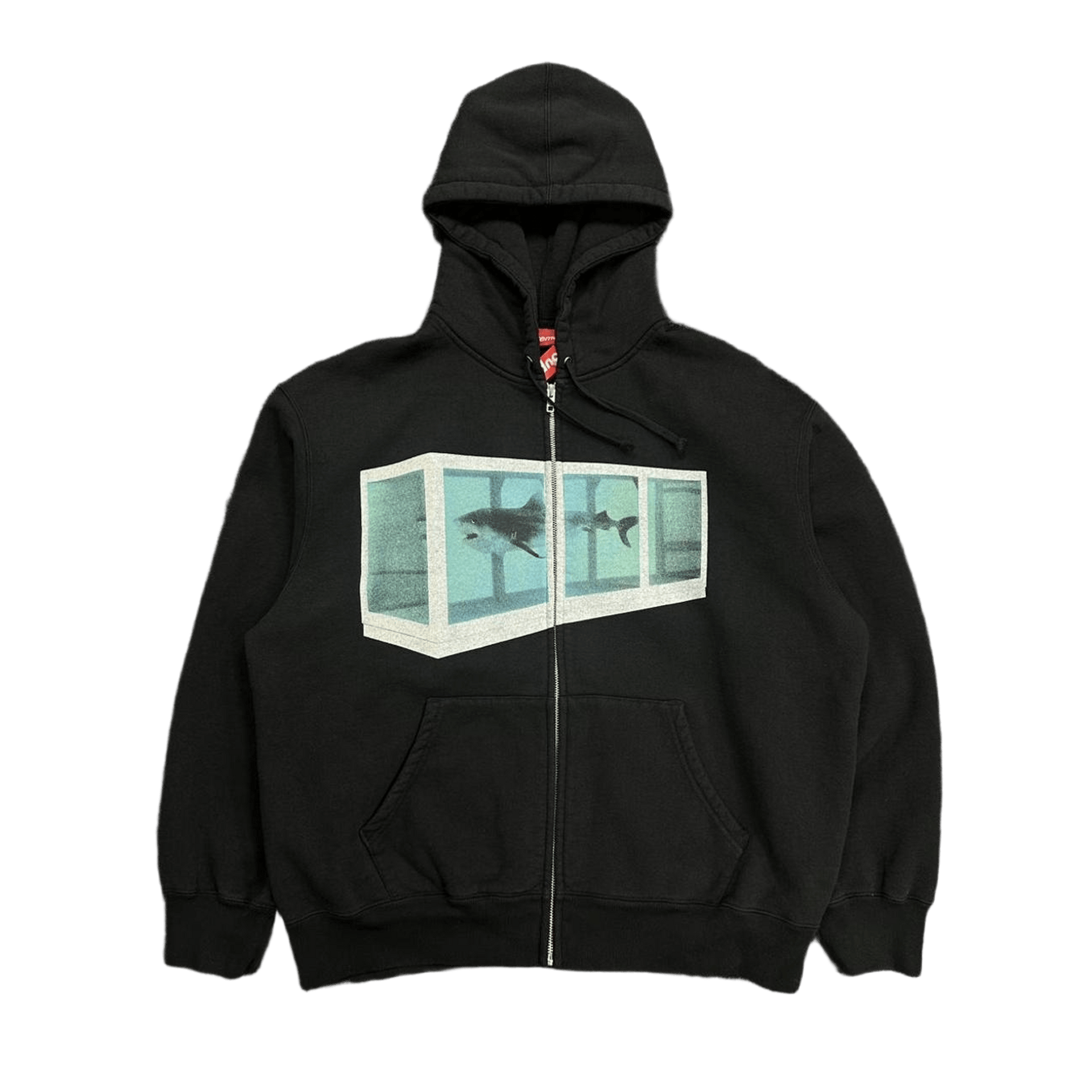 Supreme Damien Hirst Shark Tank Zip Up Hoodie Black – Morely Trends