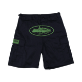 Corteiz Guerillaz Shorts Black/Green