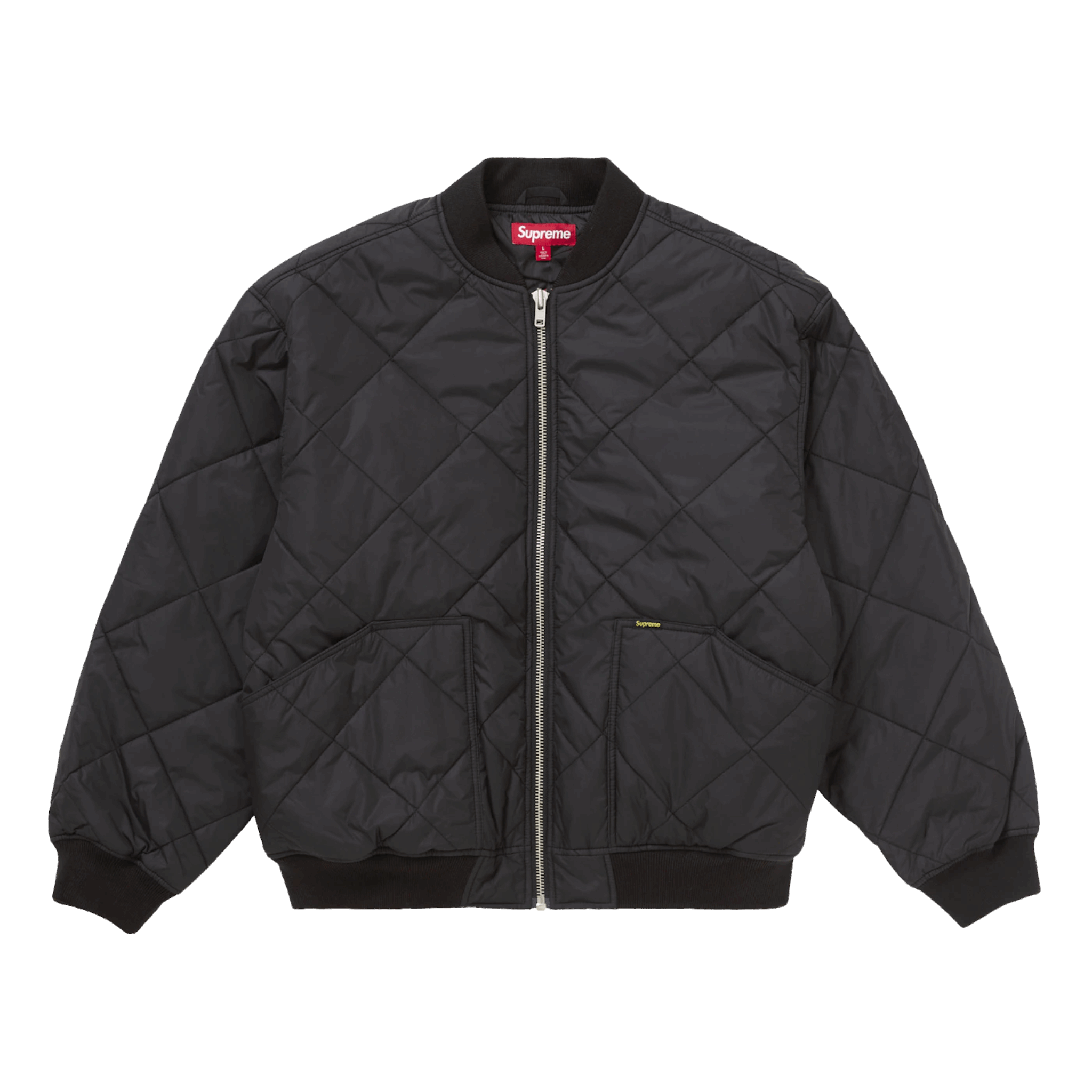 Supreme AOI Quilted Work Jacket Black