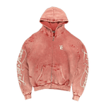 Hellstar Path To Paradise Distressed Hoodie Washed Red - Morely TrendsHellstar Type here:)