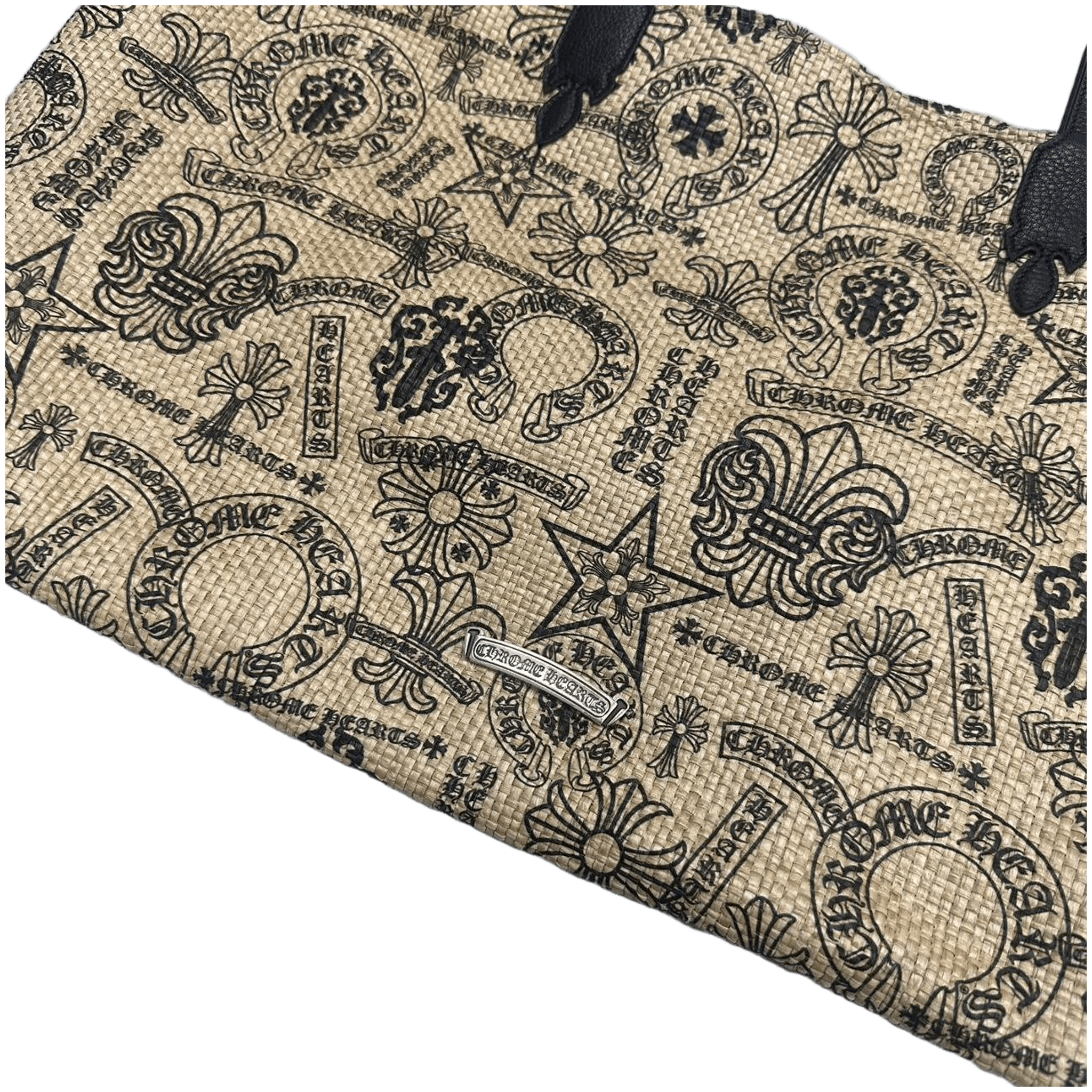 Chrome Hearts Monogram Logo Woven Beach Bag - Morely TrendsChrome Hearts Type here:)