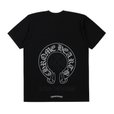Chrome Hearts Las Vegas 20th Anniversary Horsehoe T-Shirt Black - Morely TrendsChrome Hearts Type here:)