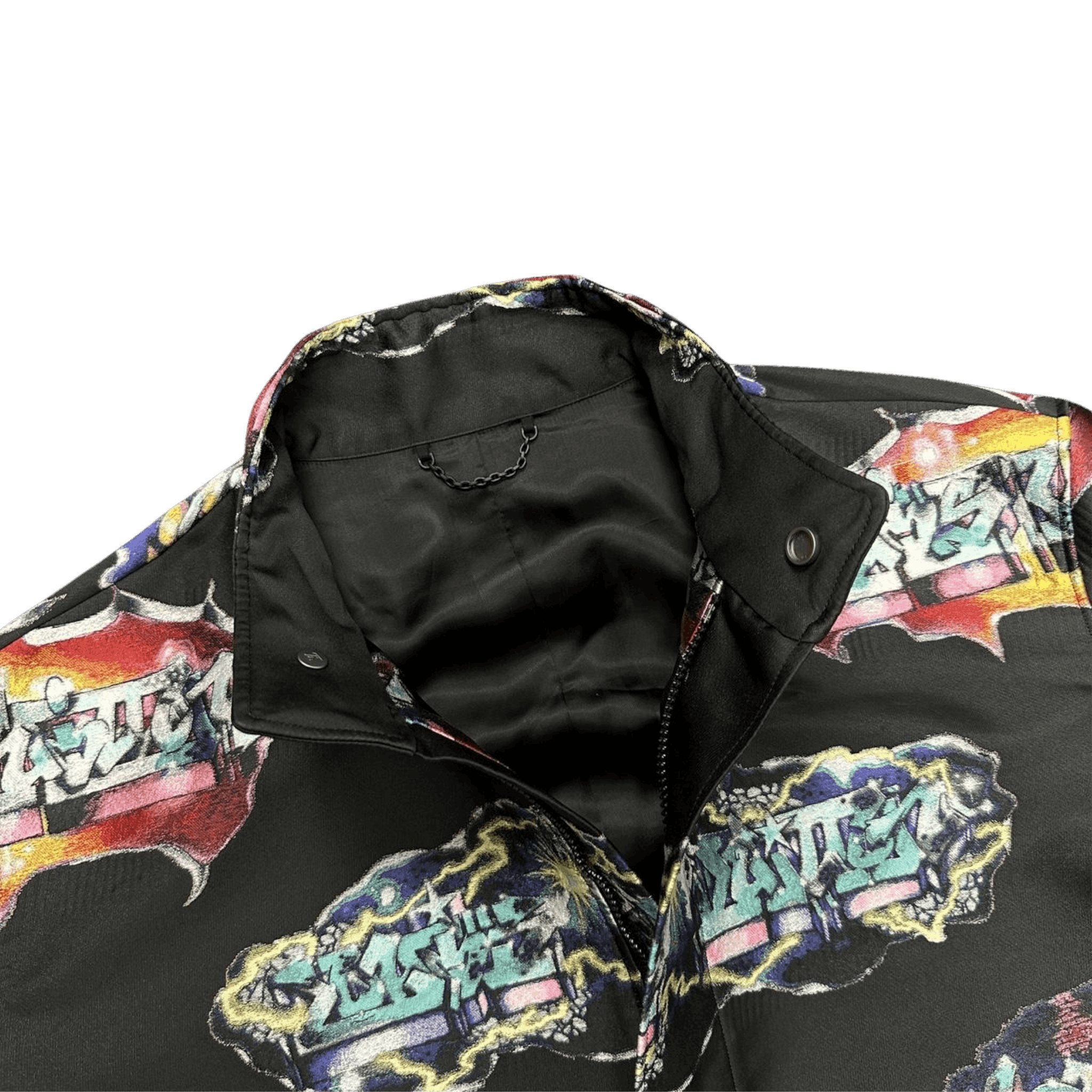 Louis Vuitton Virgil Abloh Graffiti Blouson Jacket Black