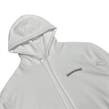 Chrome Hearts Rolling Stones Blue Lips Logo Hoodie White