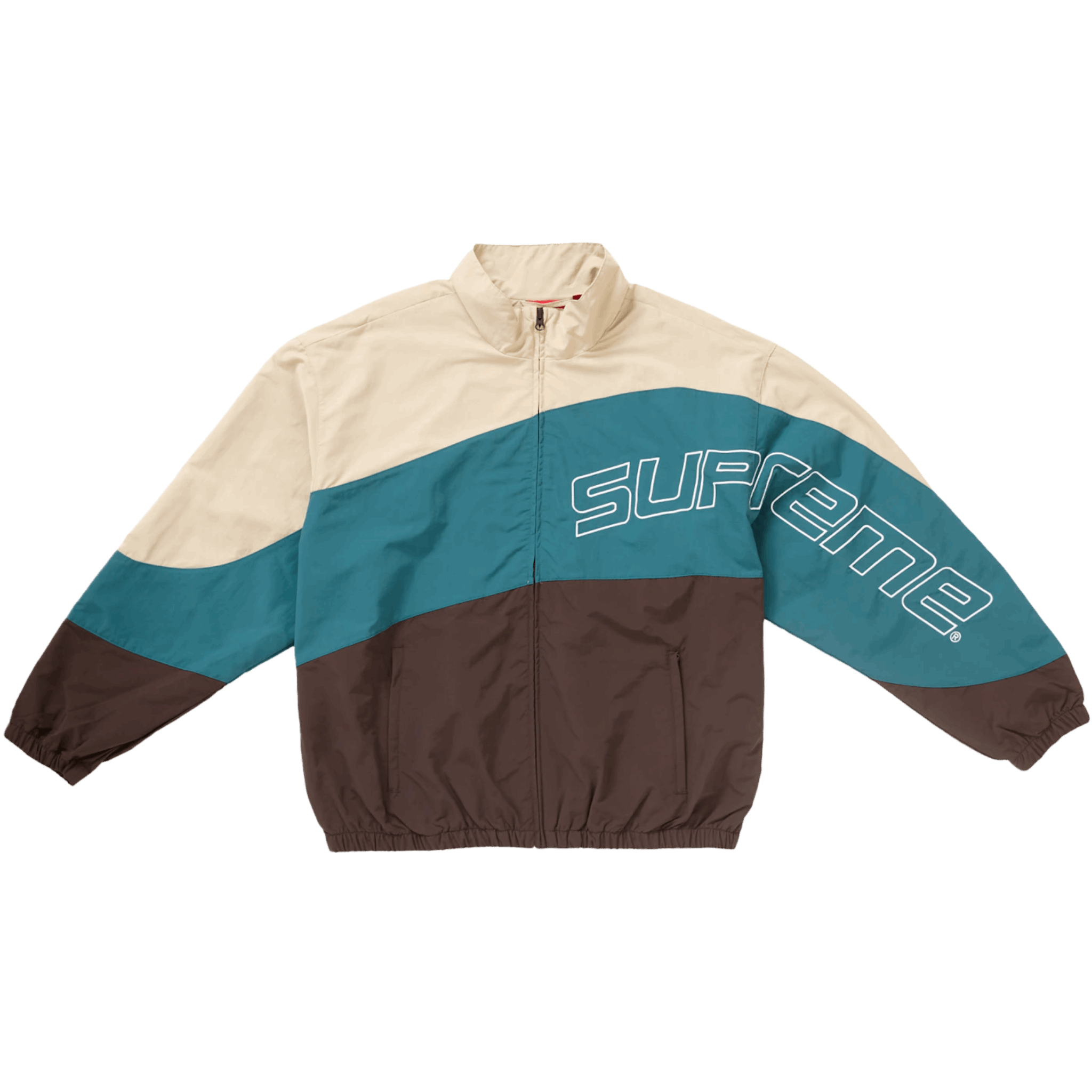Supreme Curve Track Jacket (SS24) Brown