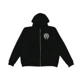 Chrome Hearts Malibu Exclusive Horseshoe Zip-Up Hoodie (Sleeveless Design) Black