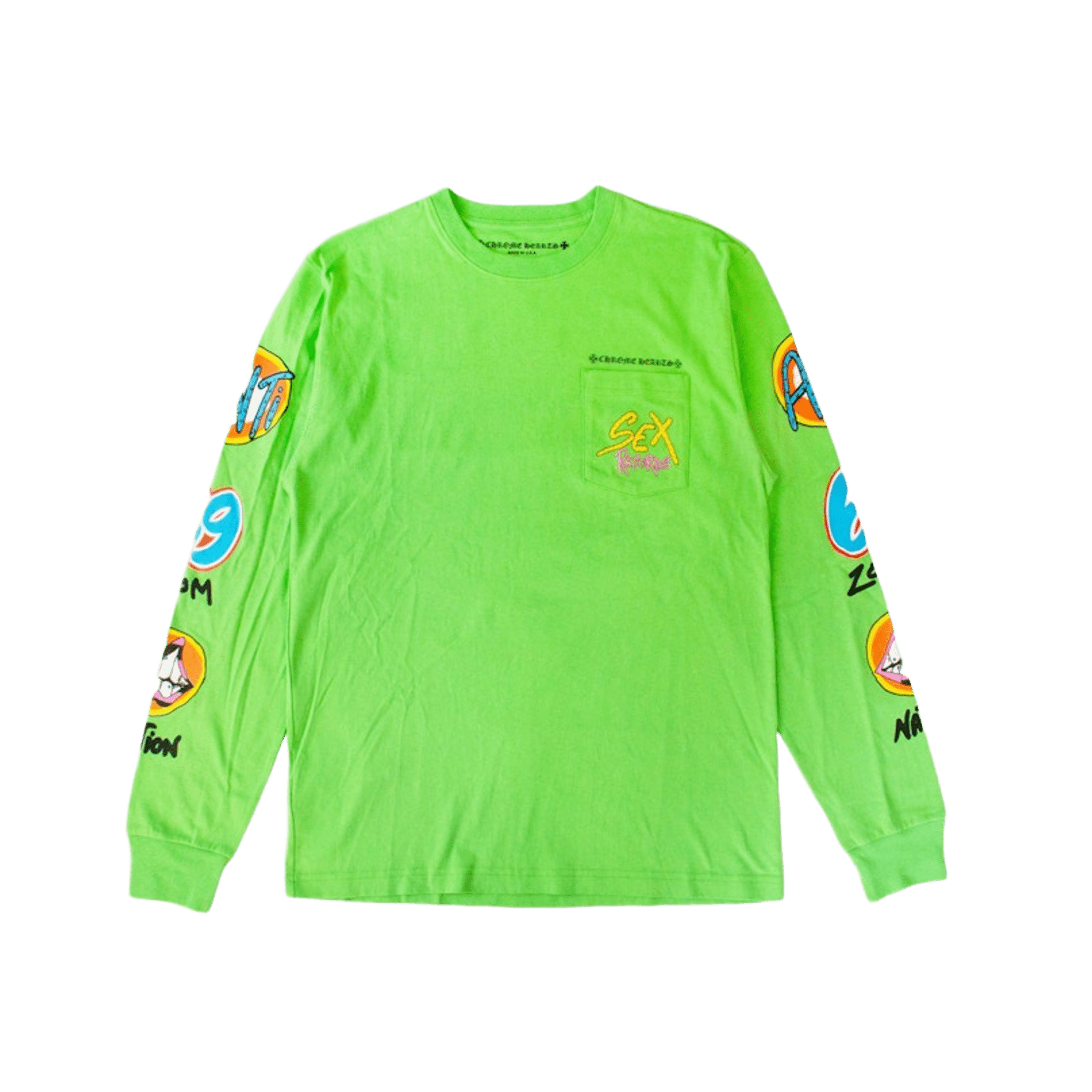Chrome Hearts Matty Boy Sex Records L/S T-shirt Citrus - Morely TrendsChrome Hearts Type here:)