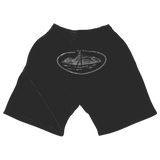 Corteiz Alcatraz Shorts Triple Black