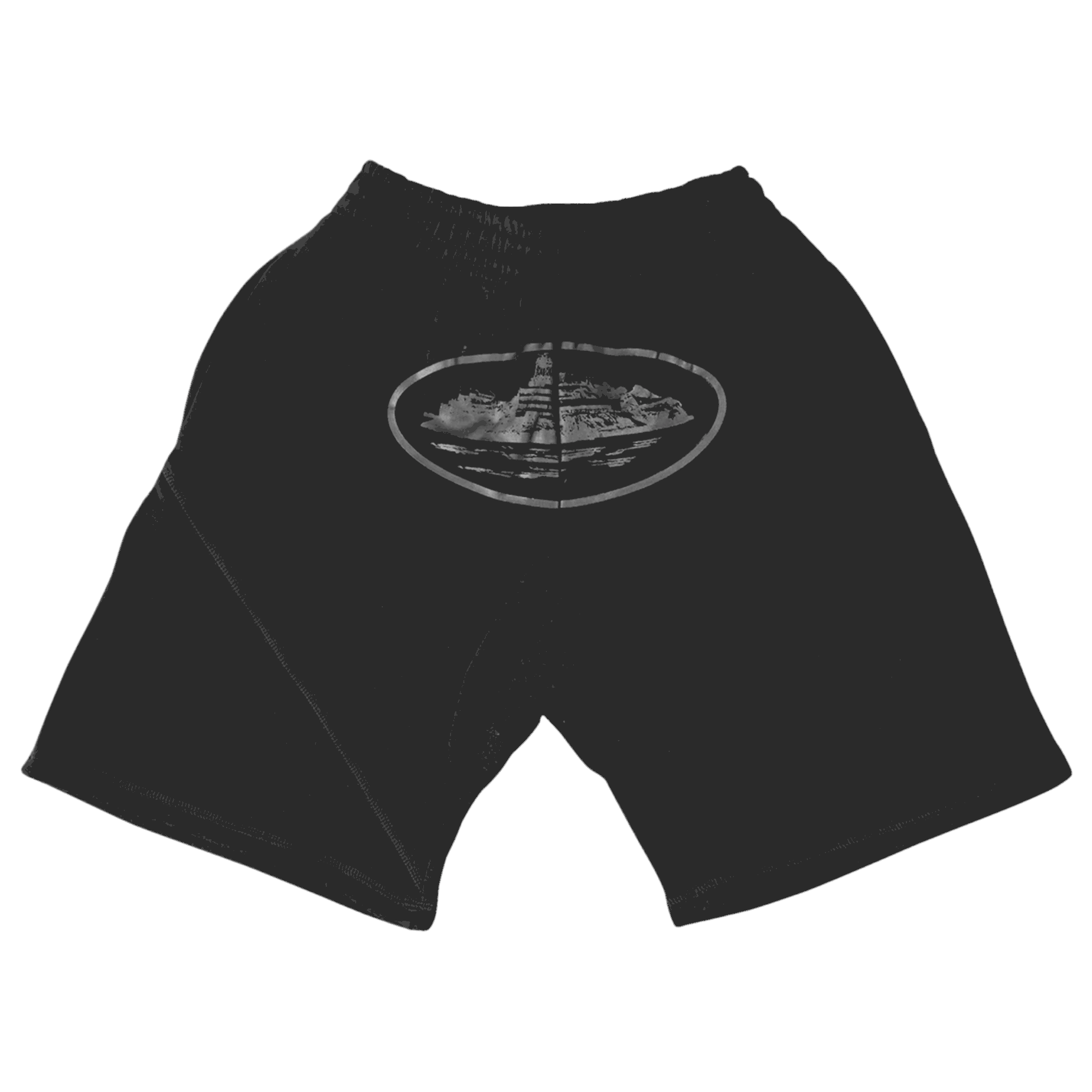 Corteiz Alcatraz Shorts Triple Black