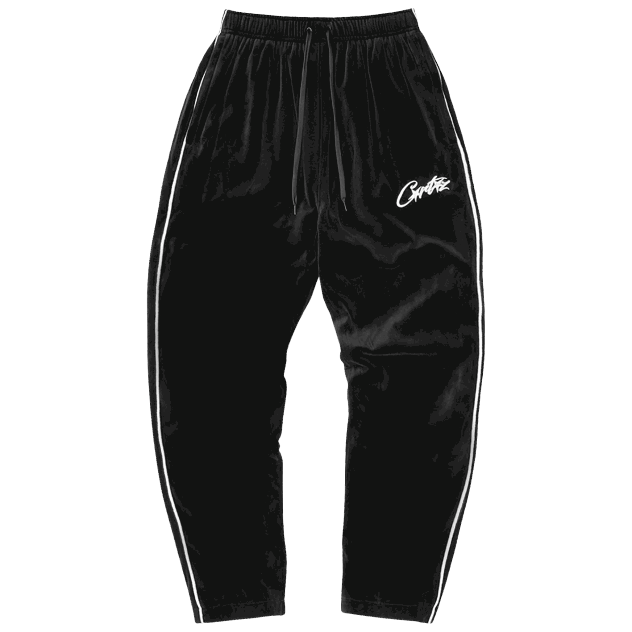 Corteiz VVS Velour Bottoms Black