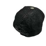 Chrome Hearts Leather Star Trucker Hat Black/White