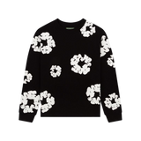 Denim Tears Cotton Wreath Long Sleeve T-Shirt Black