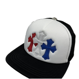 Chrome Hearts Men's White and Black Hat