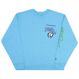 Chrome Hearts x Matty Boy Brain New Crewneck Sweatshirt Blue - Morely TrendsChrome Hearts Type here:)