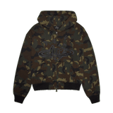 Broken Planet Camo Planet Zip-Up Hoodie Camo Green