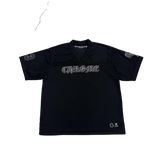Chrome Hearts Mesh Warm Up Short Sleeve Jersey Black