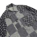 Louis Vuitton x Nigo MNGM Waves Giant Damier Flannel Shirt Indigo