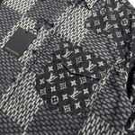 Louis Vuitton x Nigo MNGM Waves Giant Damier Flannel Shirt Indigo