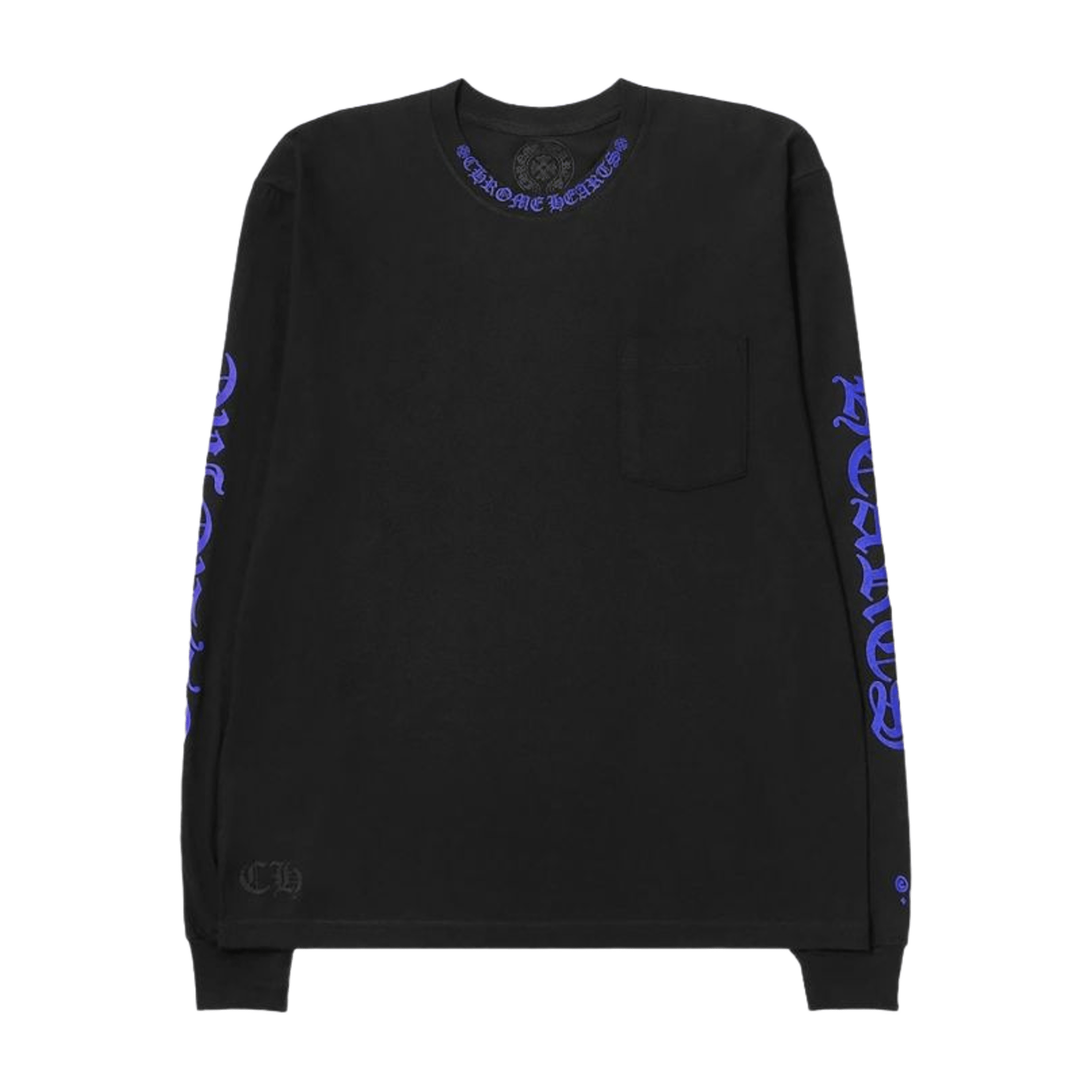 Chrome Hearts 1988 Neck Logo Long Sleeve Black / Blue - Morely TrendsChrome Hearts Type here:)
