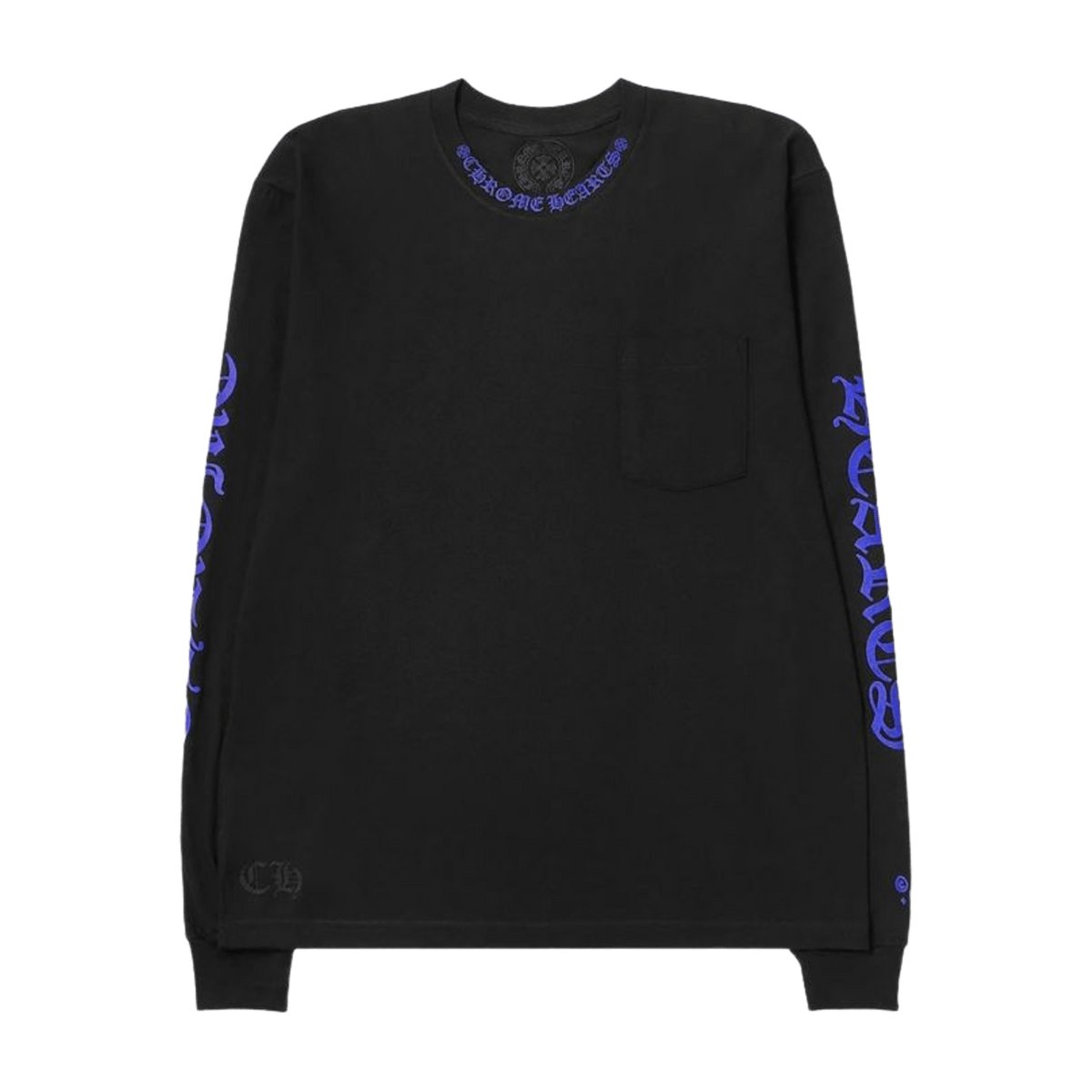 Chrome Hearts 1988 Neck Logo Long Sleeve Black / Blue – Morely Trends