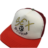 Chrome Hearts Matty Boy Sex Records Trucker Cap Red
