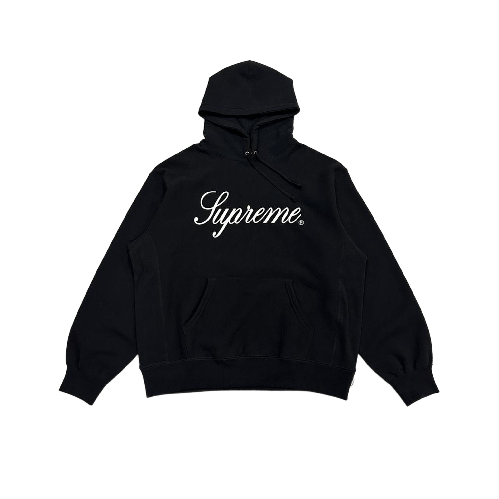 Supreme Embroidered Script Logo Hoodie Black - Morely TrendsSupreme Type here:)