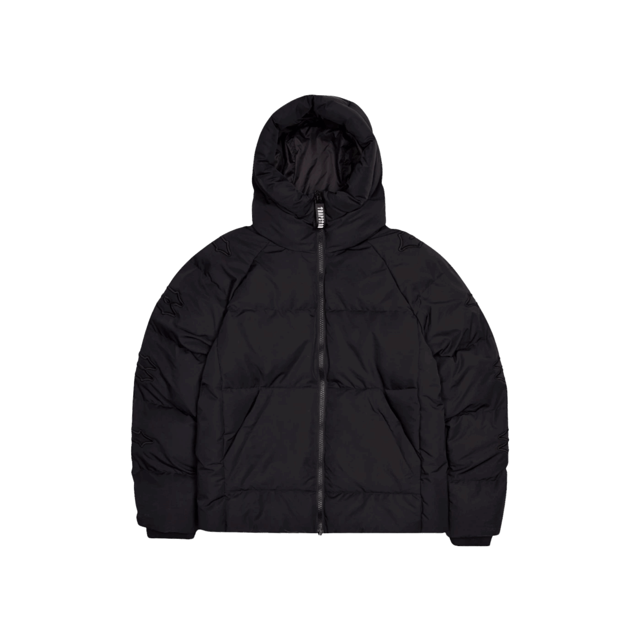 Trapstar Hooded Irongate Sleeve Puffer Blackout