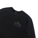 Chrome Hearts 711 Cemetery CH Logo Sweatshirt Tracksuit Black