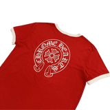 Chrome Hearts Women's Roller Skate T-Shirt Red Cream