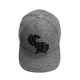 Chrome Hearts Leather CH LA Logo Wool Cap Grey