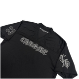 Chrome Hearts Mesh Warm Up Short Sleeve Jersey Black