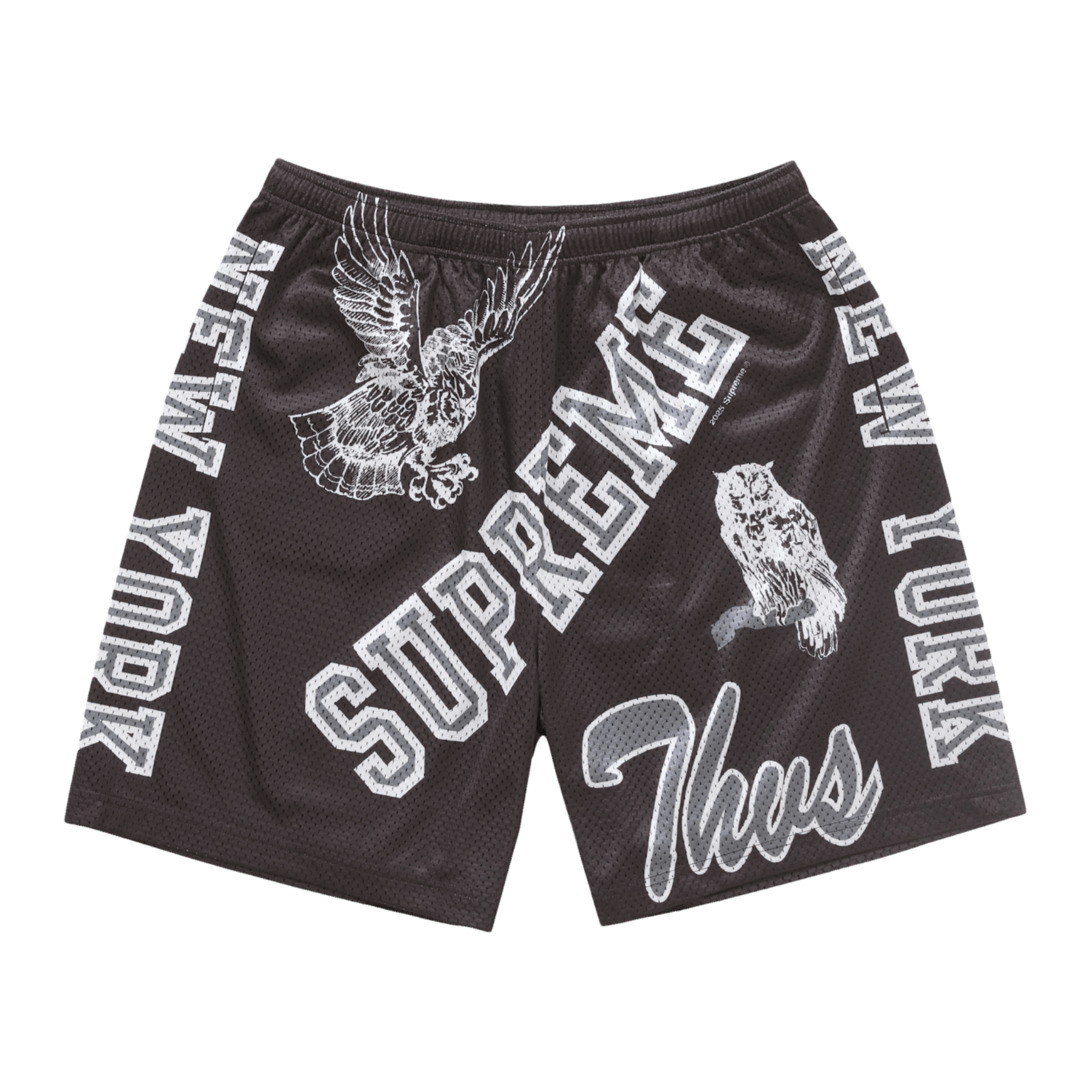 Supreme Varsity Mesh Short Black