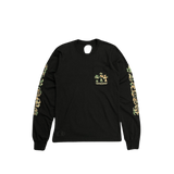 Chrome Hearts Camo Horseshoe Logo Long Sleeve T-Shirt Black